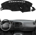 KEYOOG Dashboard Cover Dash Mat Fit for 2003-1997 Fo-rd F-150,1999-1998 F-250,02-97 Expedition Car Dash Board Mat Anti-Glare Carpet,Non-Slip Pad Sunshield Protector (Flannel)