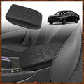 Muslogy for Accord 2026 2025 2024 2023 Center Console Cover Armrest Pad Vegan Leather Extra Soft Armrest Lid Protector Compatible with Honda Accord LX EX Sport Hybrid EX-L Sport-L Touring (V2 Black)