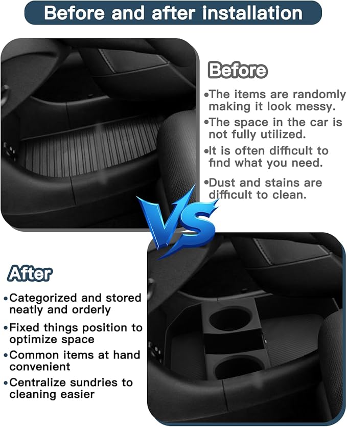 Ruiya 2026 Palisade Lower Console Organizer for 2026 Hyundai Palisade Accessories ABS Material with Cup Holder Console Organizer Compatible with 2026 Hyundai Palisade Calligraphy/Limited/XRT Pro/SEL