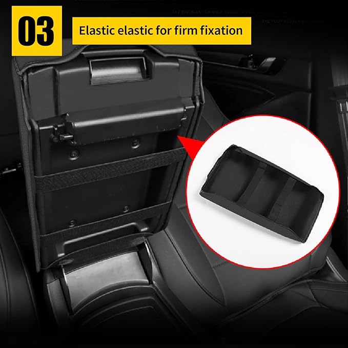 AOMSAZTO Console Covers for 2019-2024 2025 2026 Nissan Altima Armrest Covers for Nissan Altima Black with Black Stiches