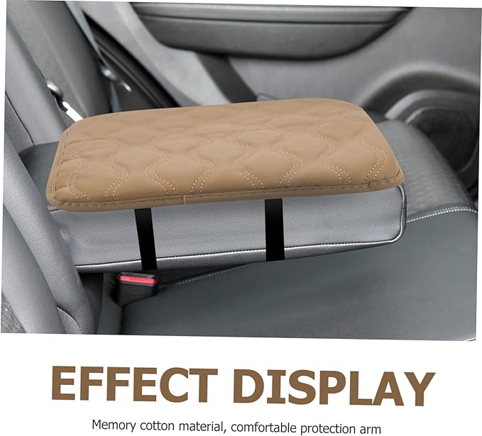 Car Armrest Pad Center Console Pad Automotive Console Armrest Cushion Memory Foam Protective Stylish Design