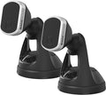 Scosche MM2WDSR-2PKXC0 MagicMount Pro Magnetic Car Phone Holder for iPhone and Android - 2 Pack Magnet Mount - Secure Magnetic Cell Phone Mount for Car Window or Dash - Universal 360° Adjustable Head