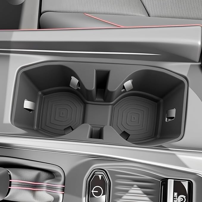 SKTU for 2024 2025 2026 Dodge Charger Cup Holder for 2024 2025 2026 Dodge Charger Daytona Central Control Cup Holder Dodge Charger 2024 2025 2026 Accessories Durable Rubber Cup Pad