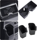Cup Holder Inserts for Toyota 4Runner 6th Gen 2026 2025, Front & Rear TPE Center Console Interior Accessories Cup Holders Covers Protector for 2025-2026 4 Runner, Black