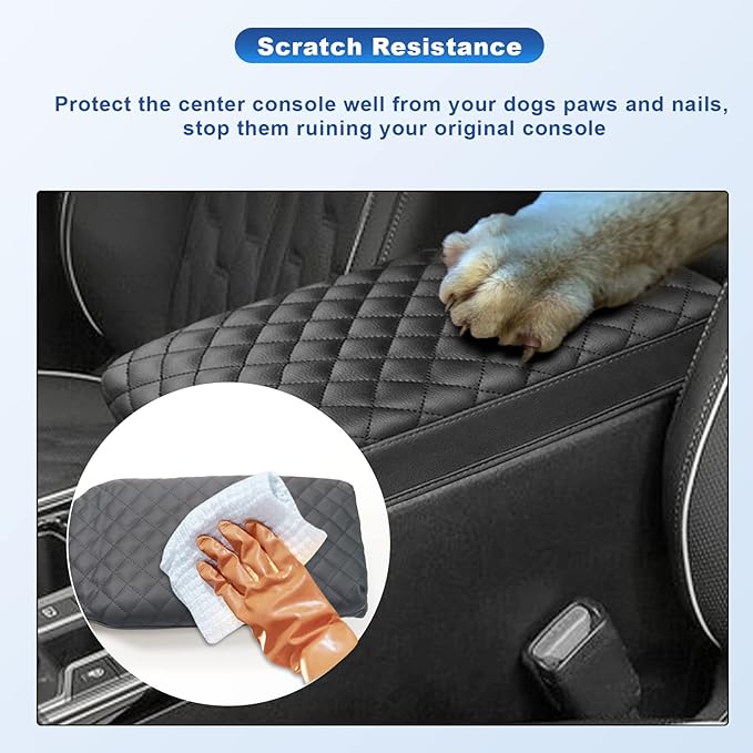 CDEFG Center Console Cover Armrest Cover Center Console Pad for 2021 2022 Sorento Car Interior Accessories Arm Rest Protective Cover Scratch Resistance