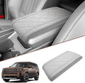 SKTU 2024 2025 2026 Santa Fe Center Console Cover Compatible with 2024-2026 Hyundai Santa Fe Armrest Cover Hyundai Santa Fe 2024 2025 2026 Accessories Santa Fe Hybrid Center Console Cushion (Beige)
