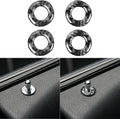 NVCNX Real Premium Carbon Fiber for Chrysler 300 Accessories 2015-2023 2016 2017 2018 2019 2020 2021 2022 S/C/Limited/Touring Car Door Lock Pin Ring Cover Interior Trim Sticker Decal 4PCs