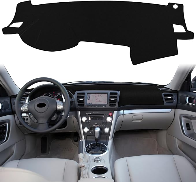 Dashboard Cover for 2005-2009 Subaru Legacy Outback Accessories, Non-Slip Dashboard Protector & Sunshield, UV-Blocking, Anti-Glare Dash Mat Pad