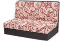 RV Dinette Cushion Covers, Stretch Table Seat Slipcovers, Replacement Washable Camper Couch Cushion Slipcovers for Bench Seats, RV Camper Car 1 Backrest Cover & 1 Bench Cover,Red