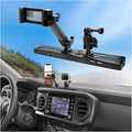 WXRYLYN 2023 Tacoma Dash Phone Holder for 2016-2023 Toyot a Tacoma Metal Dash Platform Phone Mount Phone Holder 2022 Tacoma Cell Phone Holder Dash Phone Mount