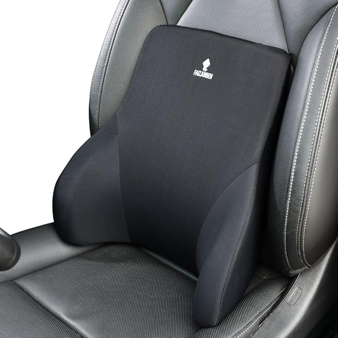 FAIZJUNBEN Lumbar Support Pillow, Memory Foam Cushion, Improve Posture and Relieve Low Back Pain, Lumbar Support for car Seats, Gaming Chairs, Office Chairs, wheelchairs