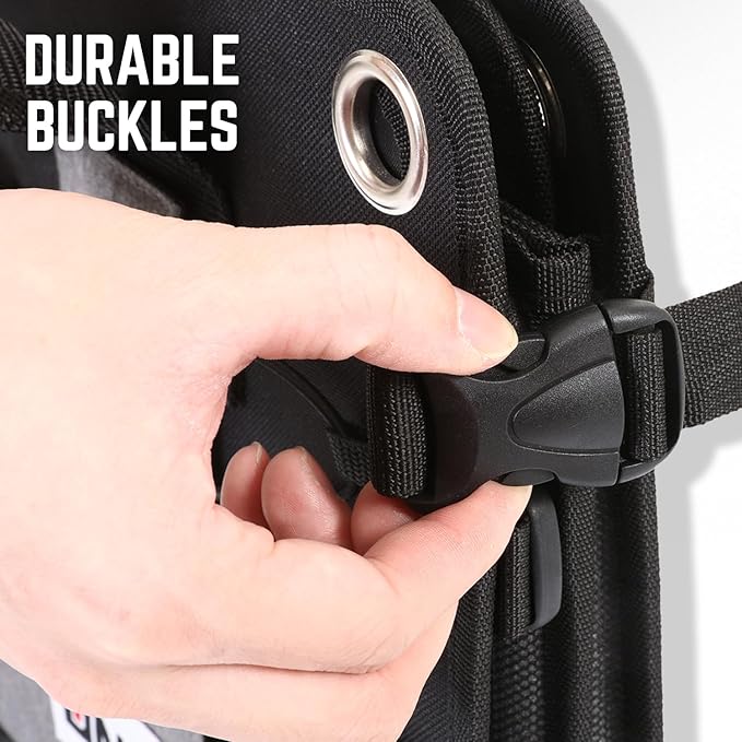 DNA Motoring Trunk Organizer for Car, 90L Large Capacity Foldable Trunk Organizer, Multi Compartment Car Trunk Organizer for Women Men, Grey, TOOLS-00421