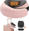 Vietora Eud Travel Neck Pillow, Memory Foam Neck Support for Airplane, Car & Office, Breathable Portable Design with Eye Mask, Earplug Holder & Carry Bag, Holiday Gift for Christmas & New Year