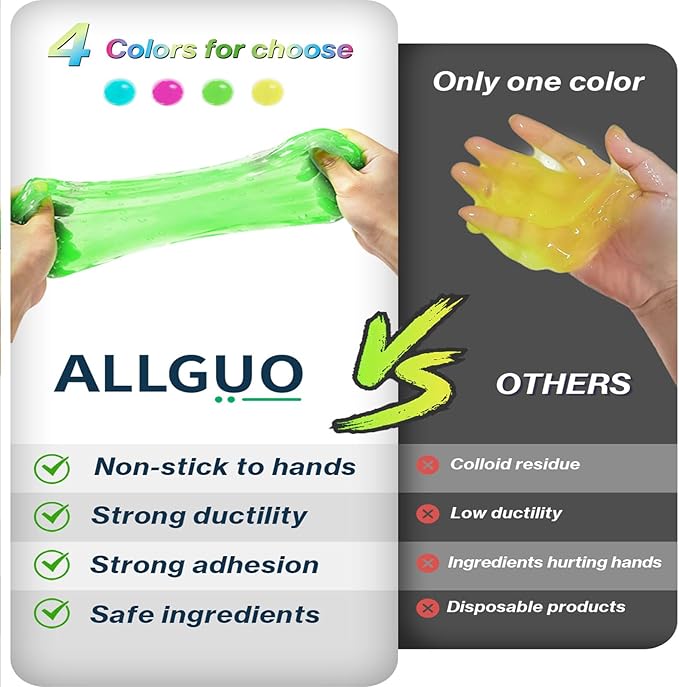 Car Cleaner Gels-4 Pack, Cleaning Gel for Car, Dust Cleaner Putty Cleaner Slime Cleaning Supplies Auto Detailing Tools, Cleaning Slime for Dust Removal, Cleaning Kit Gift for Men Women, 320g