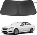 Windshield Sun Shade Custom Fit for 2012-2019 Mercedes Benz GLE-Class (Not for GLE Coupe) Accessories Foldable Sunshade Sun Blocker Protect Car from Sun Rays & Heat Damage Keep Car Cooler
