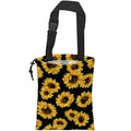 ghatobty Car Trash Bag Sunflower Car Garbage Bag Hanging Car Trash Can for Back Seat with Drawstring