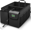 DRIVE - Car Trunk Organizer - Collapsible, Multi-Compartment Automotive SUV Car Organizer for Storage w/Adjustable Straps - Truck & Car Accessories for Women and Men - Black | Collapsible, Multi-Compartment, Car Organizer, Storage, Adjustable Straps, T...
