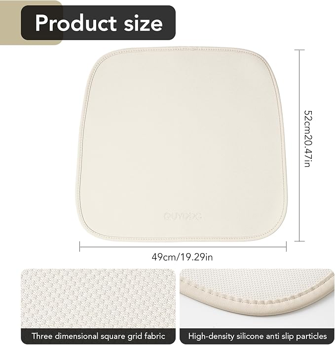 Car Seat Cover, Fit for All Car Seats, Wear-Resistant, Scratch Resistant, Washable, Used All Year Round, Protects The Seat, Does Not Affect Heating and Ventilation, Beige 2 PCS