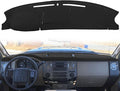 Yiz Dashboard Cover Dash Cover Mat Custom Fit for Ford Super Duty F250 F350 F450 F550 Without Touch Screen, Dash Pad Cap Carpet Protector J238 (Black)