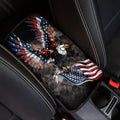 Eagle American Flag Soft Armrest Seat Box Cover Car Armrest Cushion Car Decor Protective Car Accessories Universal Fit for Most Cars, Vehicles, SUVs