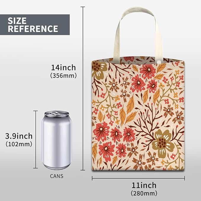 ABUIFDK Car Trash Can, Cute Car Trash Bag, Hanging Car Organizer and Storage Bag, Trash Bin for Car Accessories, Vehicle, Travelling, Camping Boho Floral