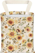 BEAKND Hanging Car Garbage Bag, Cute Car Trash Can Bag, Automotive Accessories for Women Men Cute Yellow Sunflower