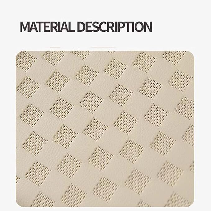 Car Center Console Cushion Pad for Nissan Murano II (Z51) 2008 2009 2010 2011 2012 2013 2014, Anti-Scratch Armrest Middle Console Cover with Cup Holde 2 Storage Bags Accessories,A