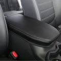 Car Armrest Center Console Covers for Toyota RAV4 Accessories 2025 2024 2019 2020 2021 2022 2023, PU Leather Middle Console Lid Cover Pad Protector(Black Line)