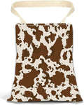 ANKVRP Car Garbage Can, Hanging Car Trash Can Bag for Back Seat Organizer, Retro Cow Print