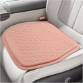 Gel Car Seat Cushion, Non-Slip Breathable Automotive Front Seat Bottom Cushion Pad, Comfortable & Cooling Seats Cover Interior Mat for Sedans SUVs Trucks, Car Accessories (Pink)