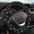 sea Turtle Neoprene Steering Wheel Cover for Men Women Anti-Slip Elastic Steering Wheel Protective Cover 15in Universal Car Accessories Fit Cars, SUVs, Auto