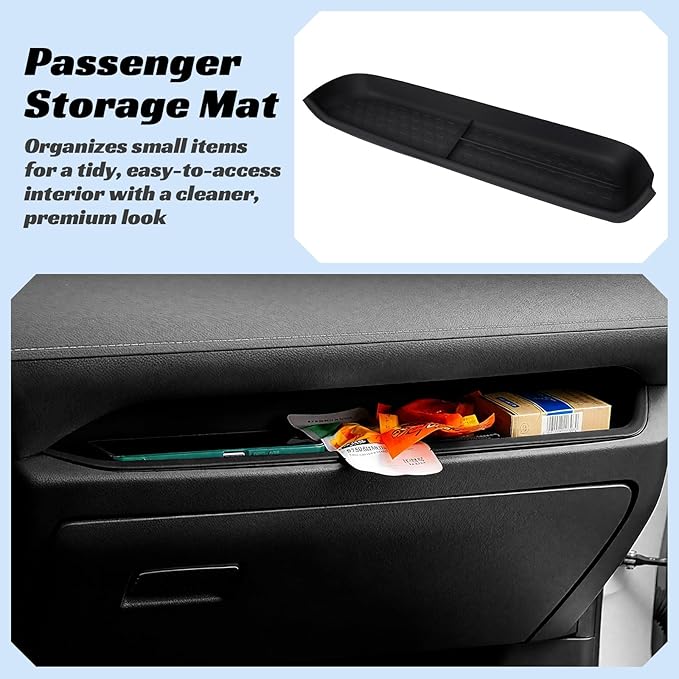 CARFIB Center Console Storage Organizer Tray Fit for Toyota RAV4 2025 2024 2023 2022 2021 2020 2019 Glove Box Organizer Tray Interior Insert Accessories 3PCS