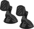 Scosche MMWSM-2PKXCES0 MagicMount Select Magnetic Car Phone Holder Mount for iPhone and Android - 2 Pack - Secure Magnetic Cell Phone Mount for Car Window or Dash - Universal 360° Adjustable Head