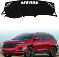 Dashboard Mat Cover for 2018 2019 2020 2021 2022 2023 2024 Chevrolet Equinox (Without HUD) (L, LS, LT, Premier) Nonslip Center Console Sunshield Glare UV Rays Protector Accessories