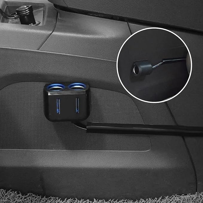 4Pcs Car Cable Management Wire Cover Automotive Clip Cord Sleeves to Hide Cords Car Concealed Power Cable Organizer Line Sleeve Adhesive Cable Hidden Protector for USB, Audio and Video Line