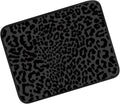 Car Center Console Cover, Universal Soft Large Neoprene Auto Armrest Seat Box Cover, Funny Car Decor Accessories Fit for Most Cars, Vehicles, SUVs Cute Black Leopard