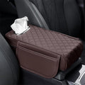 Car Center Console Cover for Lexus RX SUV RX 300 /RX 350 /RX 350L /RX 350 L F/RX 450h /RX 450hL, Leather Car Arm Rest Cover, Car Armrest Cushion with 2 Storage Bags Car Center Console Armrest Pad