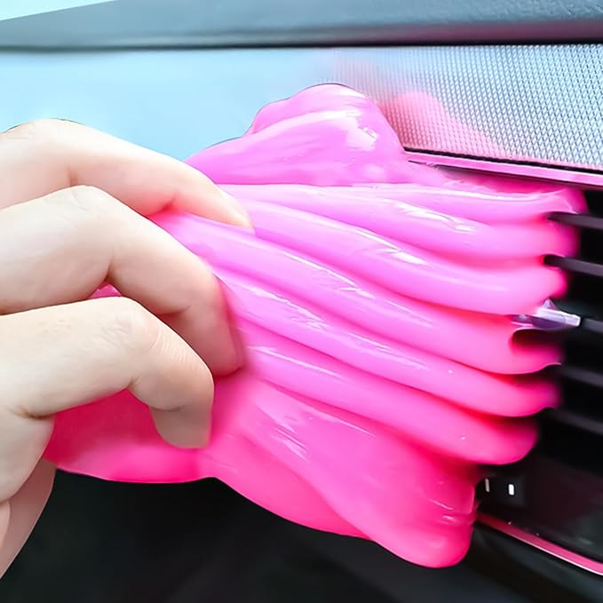 Car Cleaning Gel - Car Cleaning Putty, Dust Cleaning Car Vent Detailing Putty,Reusable Detailing Tool Vehicle Accessories Wipes for Printers Tablet Electronics Cameras