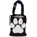 NHNXHWIA Dog Paw Car Trash Bag,Hanging Drawstring Car Garbage Bag,Waterproof Canvas Car Back Seat Organizer with Adjustable Buckle,for Vehicles,SUVs,Camping,Road Trips