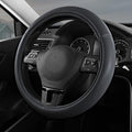 Skechers Memory Foam Steering Wheel Cover,Grade Protein Leather Steering Wheel Cover,Universal Anti-Slip Fit 14" 1/2-15" Car Wheel Cover for Men Women Fit Suvs,Vans,Sedans,Car,Trucks,Grey