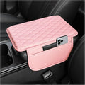 Car Center Console Cover for Hummer H2 2003-2009, Car Armrest Cover Cushion Arm Rest Cover Auto Interior Arm Rest Seat Box Pad Accessories,Pink