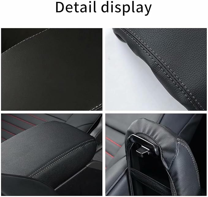 AOMSAZTO Console Covers for 2011-2016 Hyundai Elantra Armrest Covers for Hyundai Elantra Black