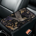Hummingbird Flower Console Cover Armrest Pad Soft Car Armrest Cushion Anti-Slip Washable Car Center Console Lid Cover Accessories Fit Sedans,Cars,Vans,SUV,Truck