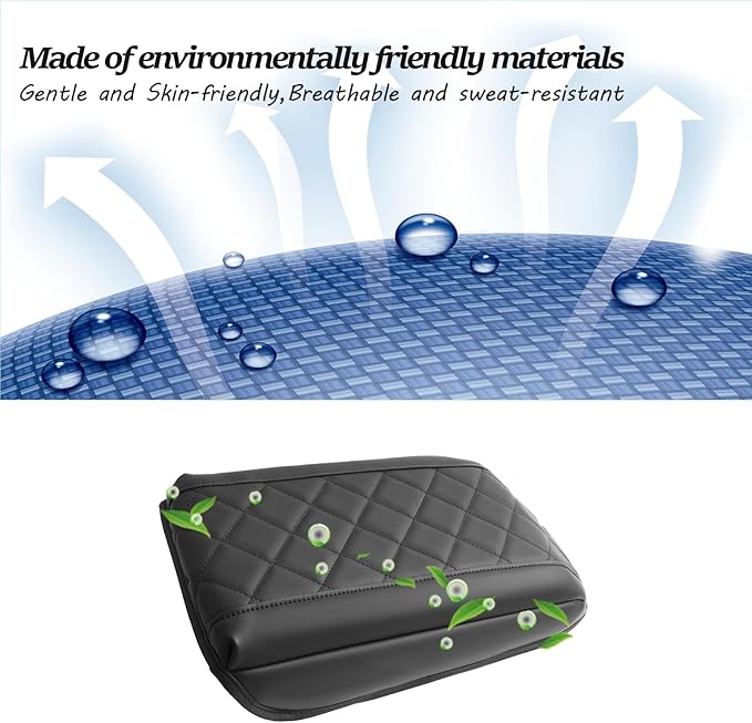 SKTU 2025 2026 Chevy Equinox Accessories Center Console Cover for 2025 2026 Chevrolet Equinox (LT/ACTIV/RS) Armrest Cover 2025 2026 Equinox Armrest Pad 2025 2026 Chevy Equinox Center Console Cushion