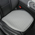 Thin Gel Seat Cushion for Car Seat, Office Chair, Wheelchair, Golf Cart - Non-Slip Car Seat Cushions with 0.7 Inch Gel - Sciatica & Coccyx Pain Relief (Leather, Grey)