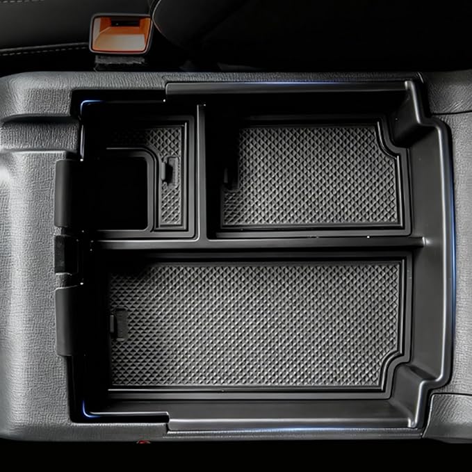 SKTMH Upgraded Center Console Organizer Tray Compatible with 2025 Ford Bronco 4-Door Automatic Transmission, Full Size Bronco Armrest Box Insert (Not for 2-Door & Bronco Sport)
