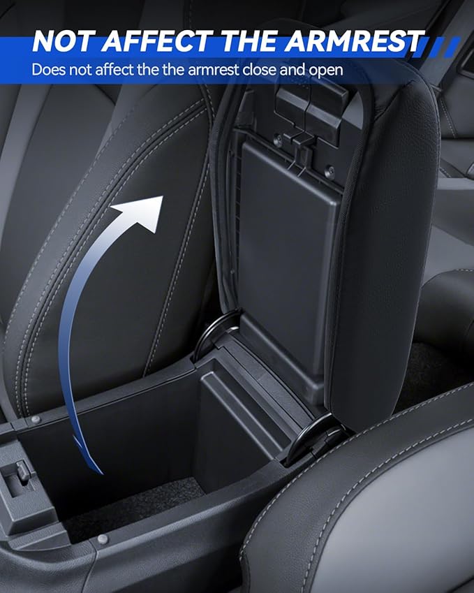 Armrest Cover for Volvo XC60 2018-2024 2025 Accessories Center Console Middle Lid Pad Protector for Car Elbow Rest