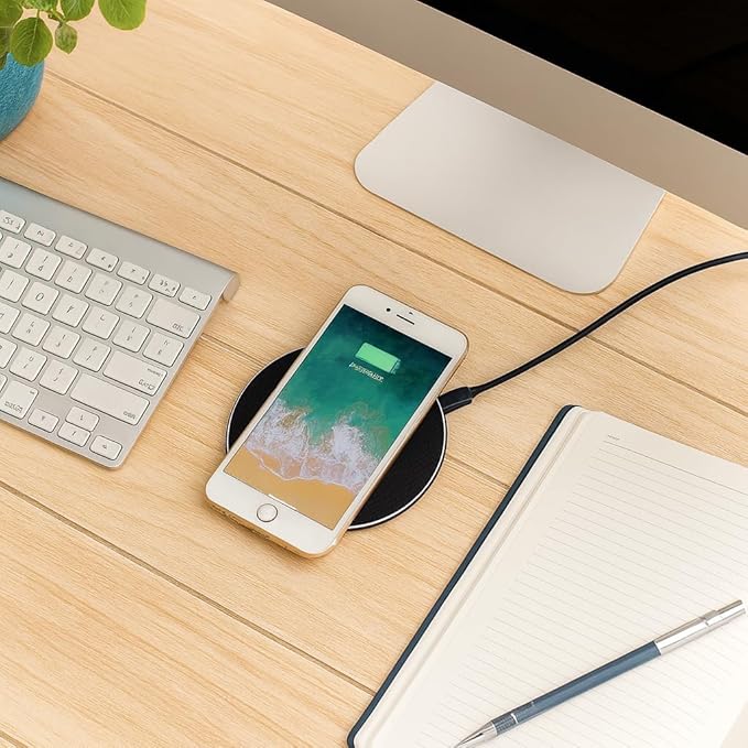 2Pcs Fast Wireless Charger,15W Max Wireless Charging Stand Compatible with iPhone 17/17Plus/17Pro/16/16Plus/16Pro /15/14/13/12/11/X/XR,Samsung Galaxy S25/S24/S23/S22/S21/S20/S10/S9/S8 Note 20