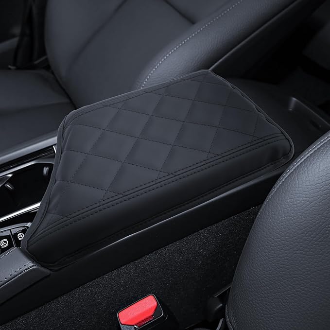 XC90 Armrest Cover for 2018-2023 2024 2025 Volvo XC90(Core/Plus/Ultra/Ultimate/Recharge) Accessories Center Console Middle Lid Pad Protector for Car Elbow Rest