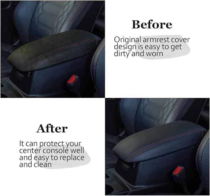SKTU Upgrade for 2020-2026 Ford Escape 2021-2025 Bronco Sport Center Console Cover 2023 2024 2025 2026 Escape Armrest Pad 2024 2025 Bronco Sport Seat Box Cover Ford Escape 2024 2025 2026 Accessories